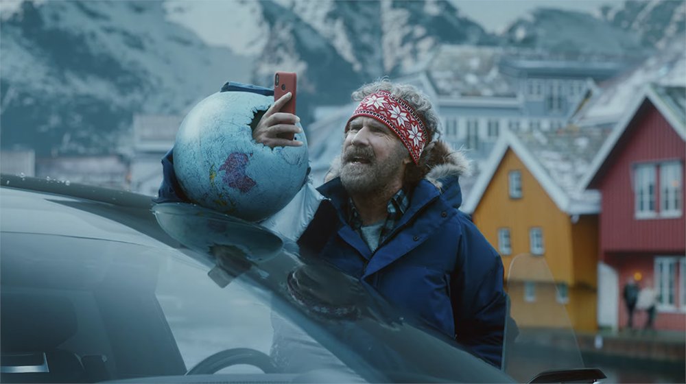 (1/8) Will Ferrell, Kenan Thompson and Awkwafina want every American to buy an electric car. But long before their  #NoWayNorway  #SuperBowl ad, there was Morten Harket. : General Motors