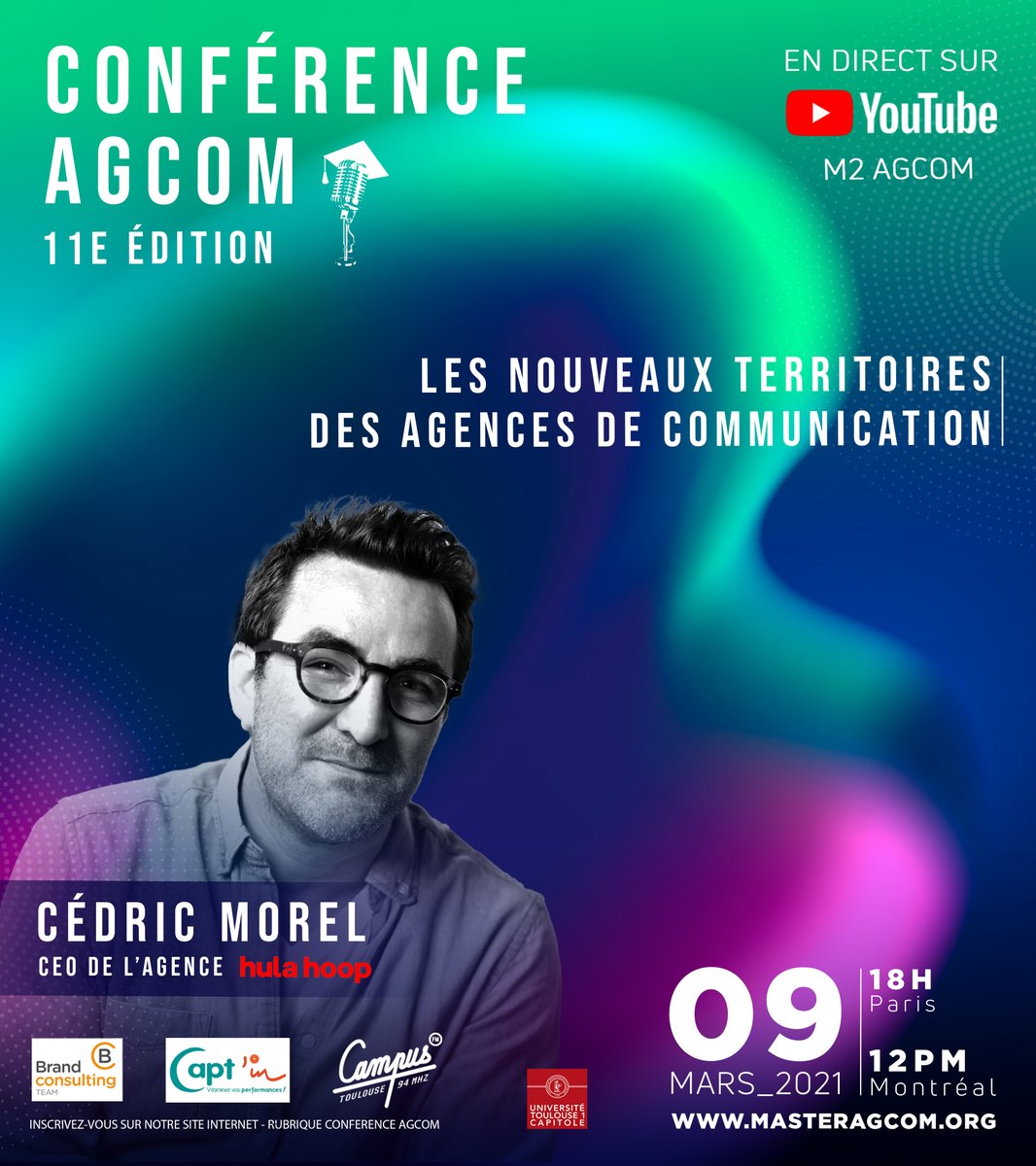 Voici l'affiche de la 11ème conférence AGCOM !🤩

Inscrivez-vous : masteragcom.org/conference-agc… 

#conference #agcom #agconf #affiche #communicationdigitale #événement