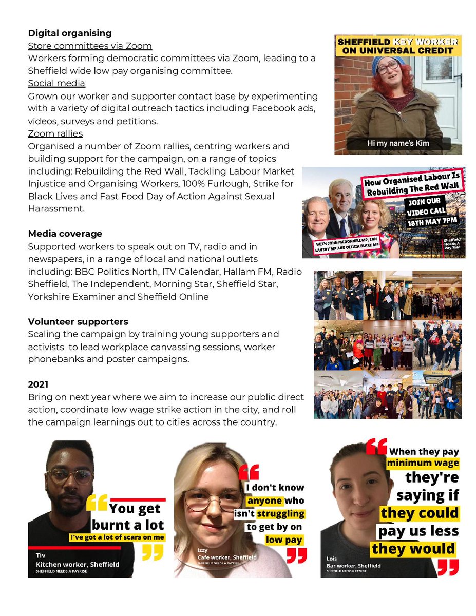 This #HeartUnionsWeek take a look back at what we've achieved in the last year. 

Worker-led action across 5 corporations has already led to significant local and national wins.

Join our fundraiser to support low wage workers organising in 2021: facebook.com/events/2280186…