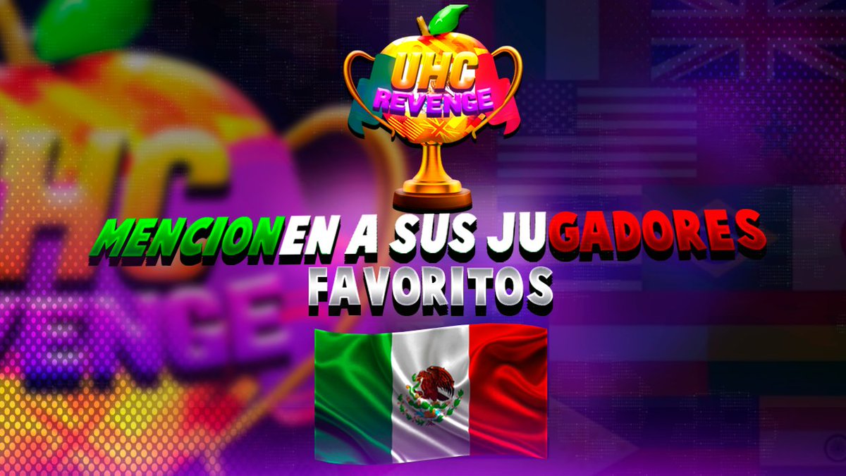 UHC_Revenge's tweet photo. UHC REVENGE MEXICO 🇲🇽
Mencionen a sus jugadores favoritos!!! 🏆 https://t.co/X0HLpfwYrG