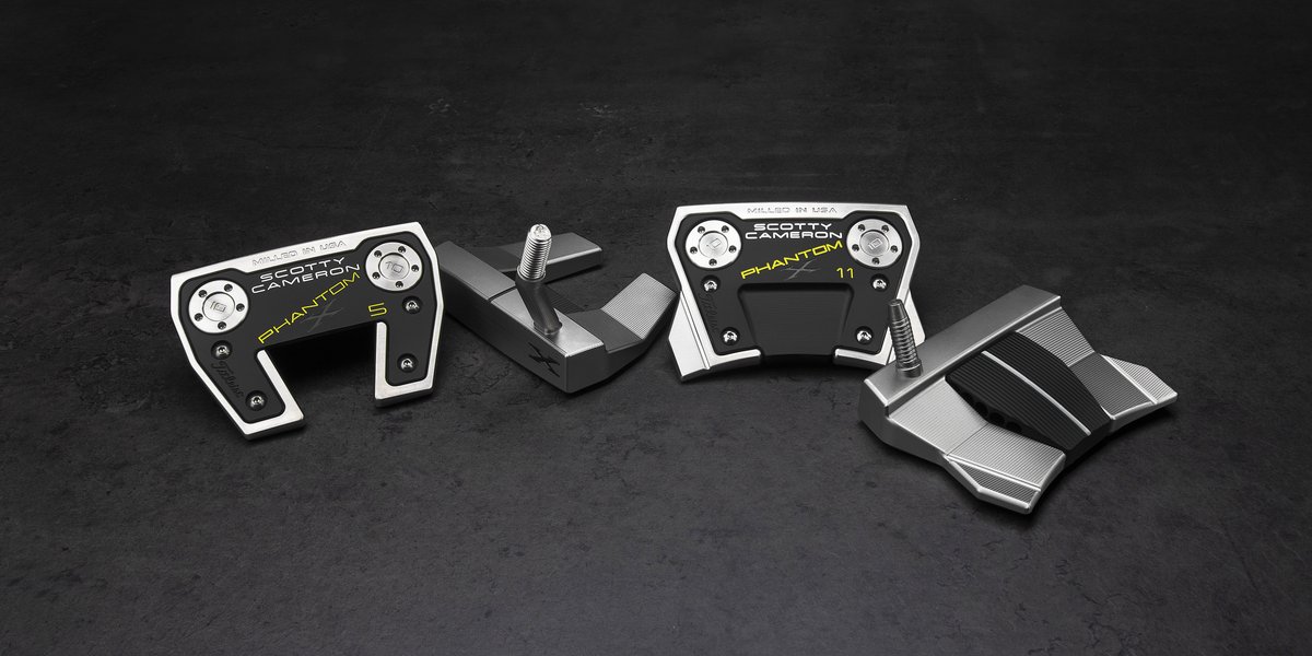 GolfDigest's tweet photo. Scotty Cameron's latest Phantom X putters, explained by Scotty Cameron himself: https://t.co/YyyCPrMOkZ https://t.co/rhaMPD48yq