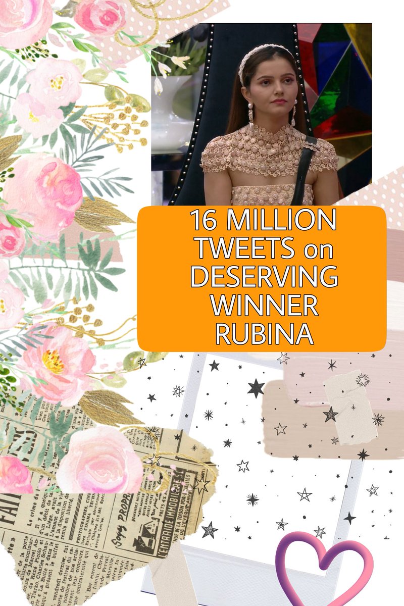 RubiDilaikOFC's tweet photo. We have achieved what we couldn't even think of when this season started but extreme hardwork of all the fans made this mega trend DESERVING WINNER RUBINA the biggest trend of @BiggBoss history, love &amp; hugs to all the fans. Proud of you all.. 💎 #RubinaDilaik @RubiDilaik https://t.co/gdCmP2bTjd