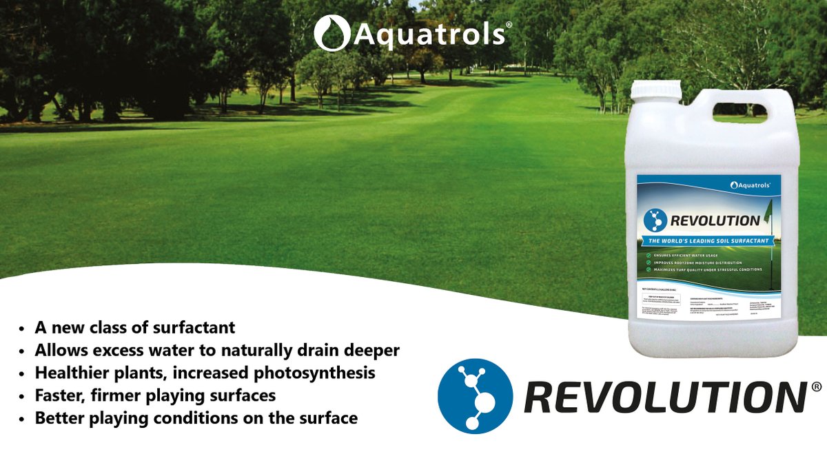 CollierTurfCare's tweet photo. @Aquatrols | REVOLUTION
Revolution helps to build healthy turf from the ground up. It works to stabilize water movement throughout the soil profile, allowing you to more effectively manage soil moisture.
๐ค Contact your local area rep
๐ 01328 700600
๐ https://t.co/BBJzaOmwR7 https://t.co/epReiKPcmF