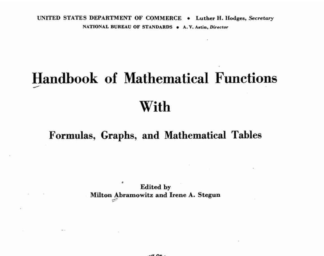 Because the book is the result of a “work for hire by the US government,” it is not eligible for copyright and can be distributed. There are many sites that host pdf scans of the book if you’d like a copy of your own to keep on hand. https://www.math.ubc.ca/~cbm/aands/ 
