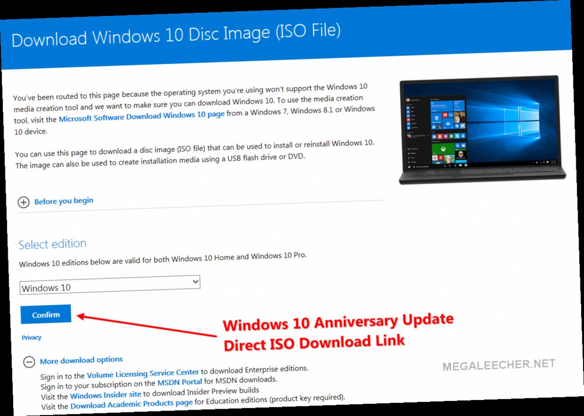 download windows 10 service pack
