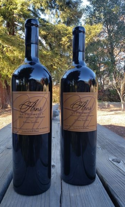 NapaVintners's tweet photo. #NapaValley Library Wine Auction starts Thursday! Lot #7: ARNS - Ten Different Blocks, One Great Wine. Lot Features:
Two double magnums of ARNS, hand filled, w/ etched and hand-painted labels. 2005 &amp; 2007 #CabernetSauvignon https://t.co/ag7PaMEJeA https://t.co/9OqIbz9eZ1