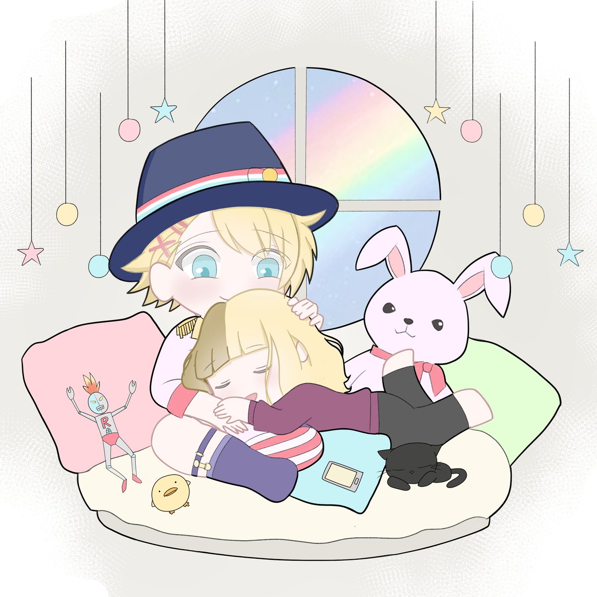 mintearoll's tweet photo. A belated birthday and congratulatory piece for @kakerukisekiss ♥️ Congrats on the big 6m hehe

I know you always mention wanting to comission me but no :p https://t.co/YDx4VjvnCp