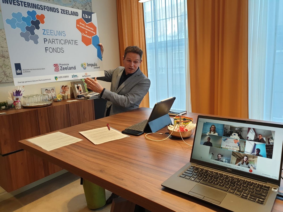 ImpulsZeeland's tweet photo. INNOVATIEFINANCIERING | Extra Rijksbijdrage van 20 miljoen voor Investeringsfonds Zeeland tbv innovatie en startups. Stas @monakeijzer bekrachtigde vandaag de afspraak uit het compensatiepakket Wind in de Zeilen. #InnoGo #ZeeuwsParticipatiefonds https://t.co/YcDi1c11zv https://t.co/bbmrnXMko0