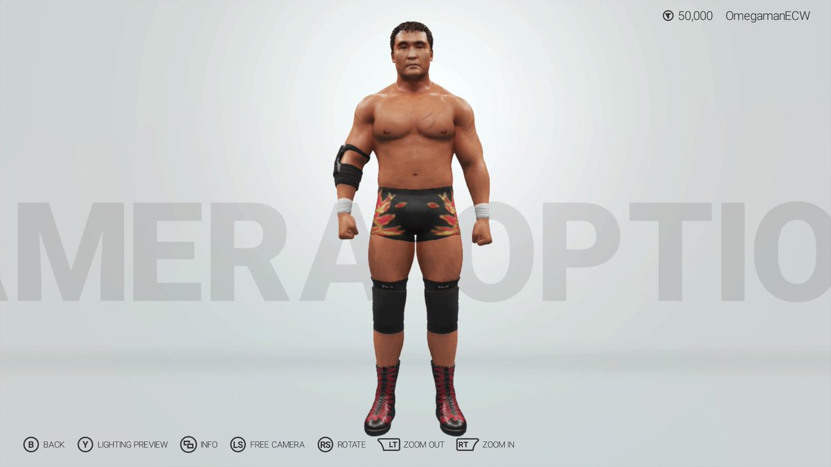 OmegamanX44's tweet photo. Now available for #WWE2K19 on #XboxOne @masato_dangan01! Search Tags: Tanaka, ECW, ECWPROJECT or Creator Tag: OmegamanECW. Face Textures: @OmegamanX44; Attire logos: @OmegamanX44; Moveset: @Dre41Gaming. #wwe2k19 #XboxOne #Xbox #XboxShare #ecw #ECWPROJECT #omegamamgoesextreme https://t.co/VVdEwlAg70