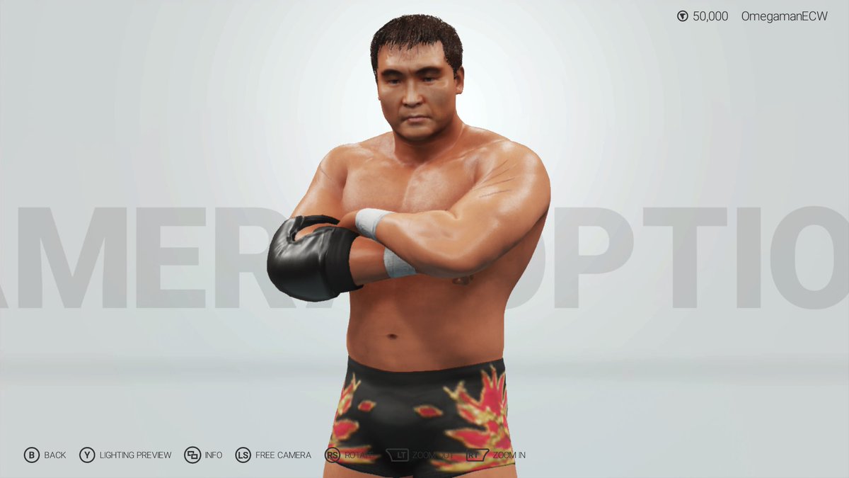 OmegamanX44's tweet photo. Now available for #WWE2K19 on #XboxOne @masato_dangan01! Search Tags: Tanaka, ECW, ECWPROJECT or Creator Tag: OmegamanECW. Face Textures: @OmegamanX44; Attire logos: @OmegamanX44; Moveset: @Dre41Gaming. #wwe2k19 #XboxOne #Xbox #XboxShare #ecw #ECWPROJECT #omegamamgoesextreme https://t.co/VVdEwlAg70