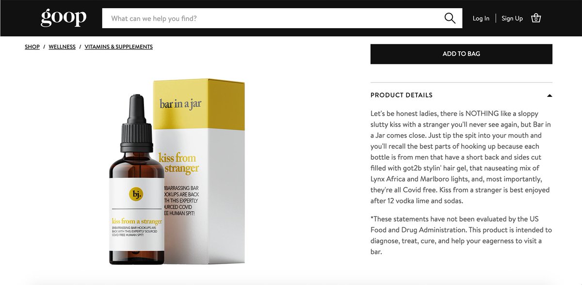 I prefer mine with a drop of