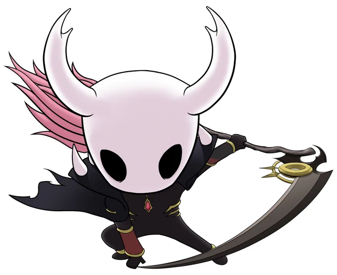 #callillust #hololiveEN 

@moricalliope you reminded me of a cuter version of my high school bully while playing Hollow Knight, decided to make a "bully" version. feel free to use whichever version. bully me for as much art as you want :} 
