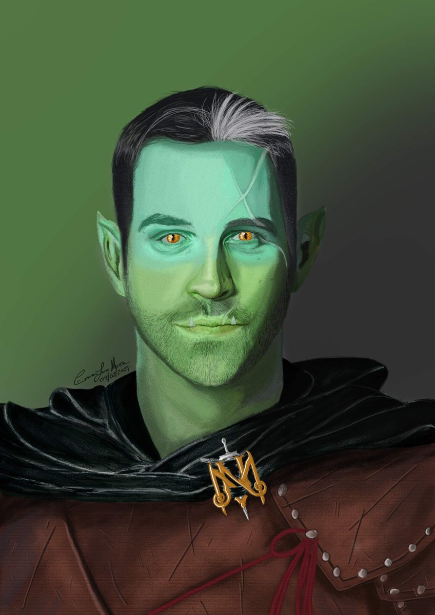 Travis Willingham as Fjord from Critical Role! 🗡 🌊 #criticalrolefanart #criticalrole #critters #traviswillingham #fjord #digitalart #dungeonsanddragons #dnd #dndcharacter #photoshop #wacom #wacomart #apple