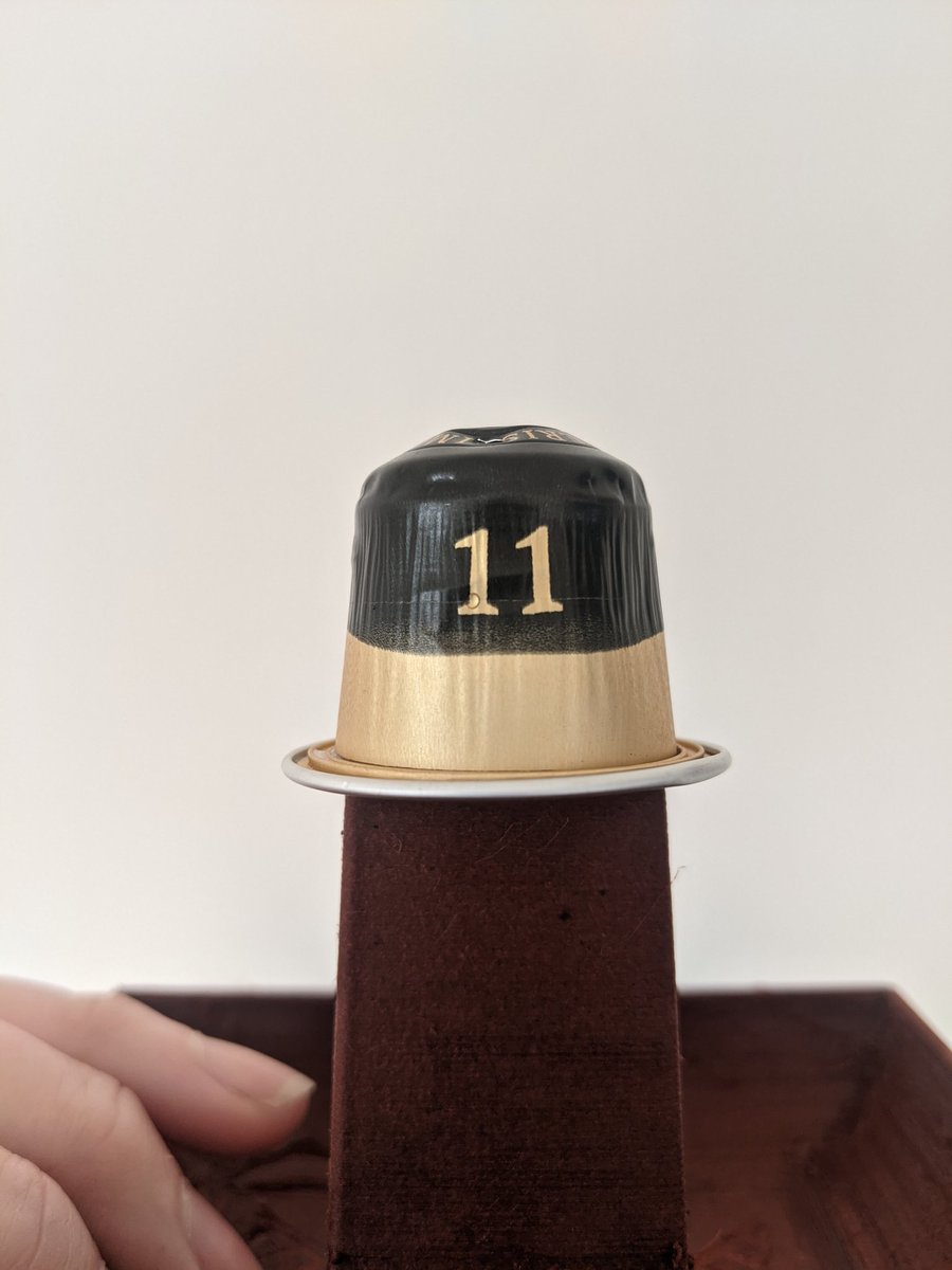 I printed a nice little Nespresso coffee pod recycler.It's...kind of a lot of work to use.Plus picking out bits of aluminum from the beans so it can be composted.