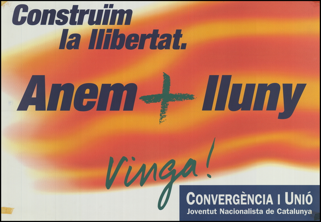 1995: CiU, com 3 anys abans, torna a posar l'èmfasi en el MÉS per tractar de mantenir al seu electorat amb un projecte continuista de llarga durada. Malgrat la victòria electoral, als resultats es comencen a observar els primers símptomes de l'esgotament de l'electorat pujolista.