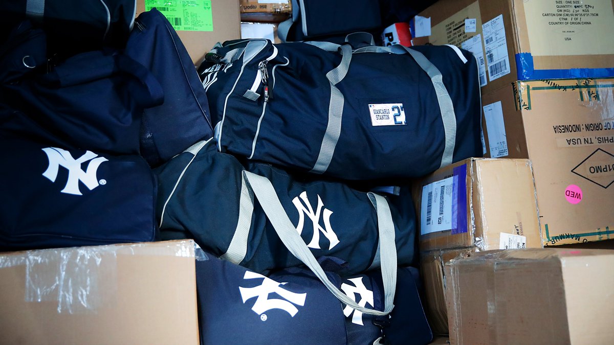 Yankees's tweet photo. Loaded up and ready to roll. 

Next stop: Tampa ☀️🌊🌴🚛 https://t.co/iyGGc83v6Q