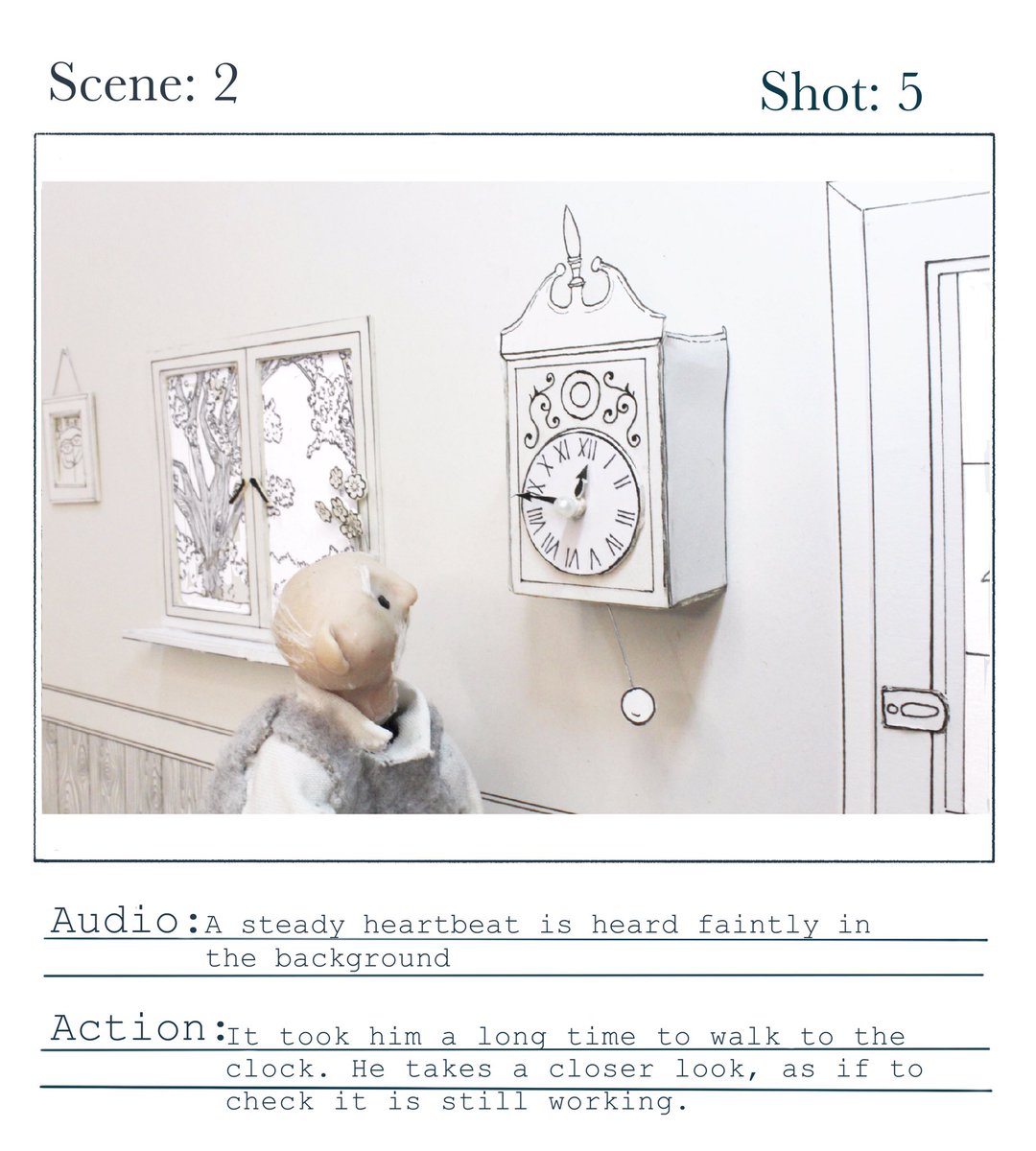 karrie_mannan's tweet photo. Four scenes from a storyboard I created about loneliness in the elderly. Go see the full story at https://t.co/UdhvrzXxwF 
#endloneliness #endlonelinessintheelderly #puppetmaking #modelmaking #animation #endlonelinessstories #mrwhiskers https://t.co/lDbESsWJ8f