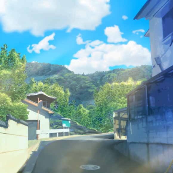 Sibuya Ryoji フォトバ アニメ風 フォトバッシュ 風景 練習 イラスト T Co Ye3edth1re T Co Ff8alpr6yi Twitter