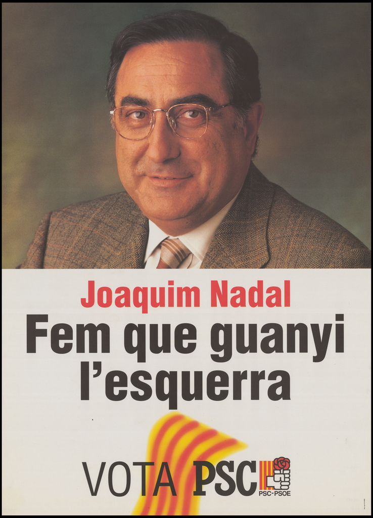 El PSC presenta Nadal com a cap de llista amb un gran protagonisme de Felipe González en la cartelleria. Els socialistes tracten de posar remei a l'abstenció diferencial (abstencionisme en catalanes, vot PSOE en generals) interpel·lant al votant del PSOE del cinturó vermell.