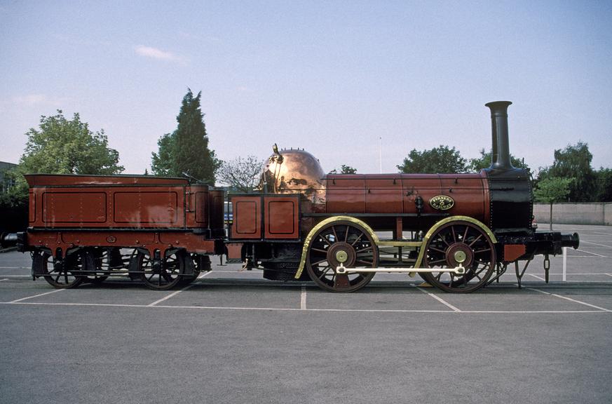 In the film Alex, one of our Conservation team at the National Railway Museum, is working in the Museum’s Great Hall cleaning this locomotive - the Furness Railway steam locomotive 0-4-0, No 3, made in 1846. 2/8