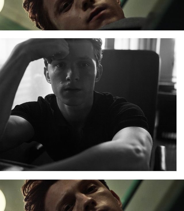 tom holland photographed for esquire: a necessary thread