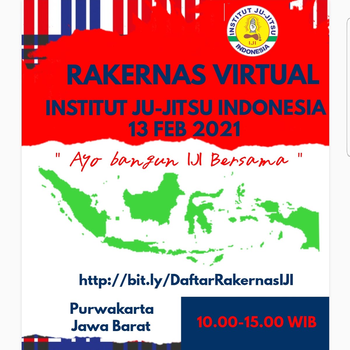 Rakernas Institut Ju,-Jitsu Indonesia virtual 2021