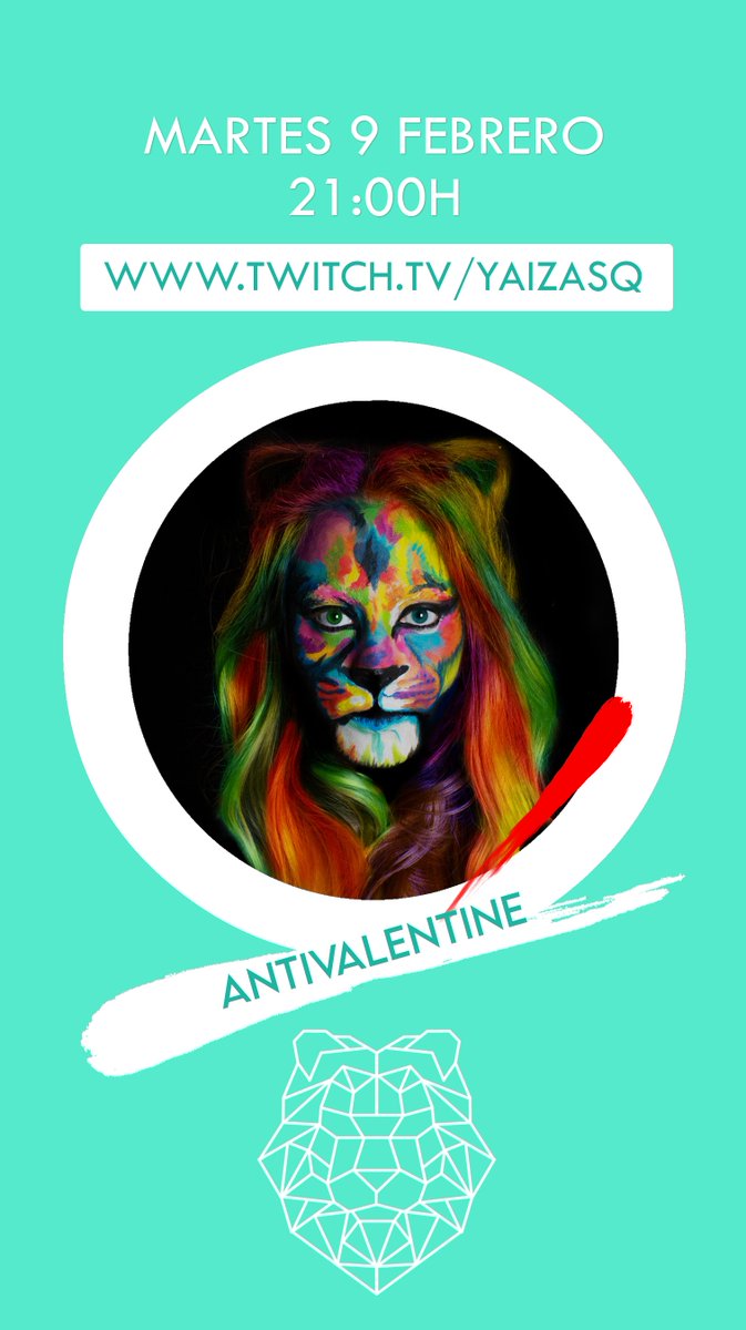 Esta noche a las 9, #maquillaje anti San Valentín en #directo en #twitch 
twitch.tv/yaizasq
<a href="/streamr_es/">streamR.es 🎮</a>