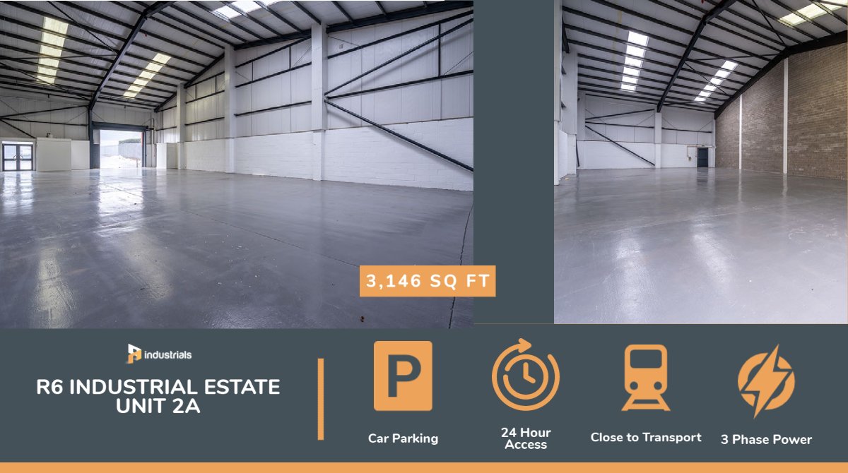 With 3,146 sq ft of space, Unit 2A on R6 Industrial Estate in Newbridge, provides high quality space &amp; is suitable for a variety of uses including light #industrial, #manufacturing, retail #warehouse, #tradecounter or #storage. industrials.co.uk/to-let/r6-indu…