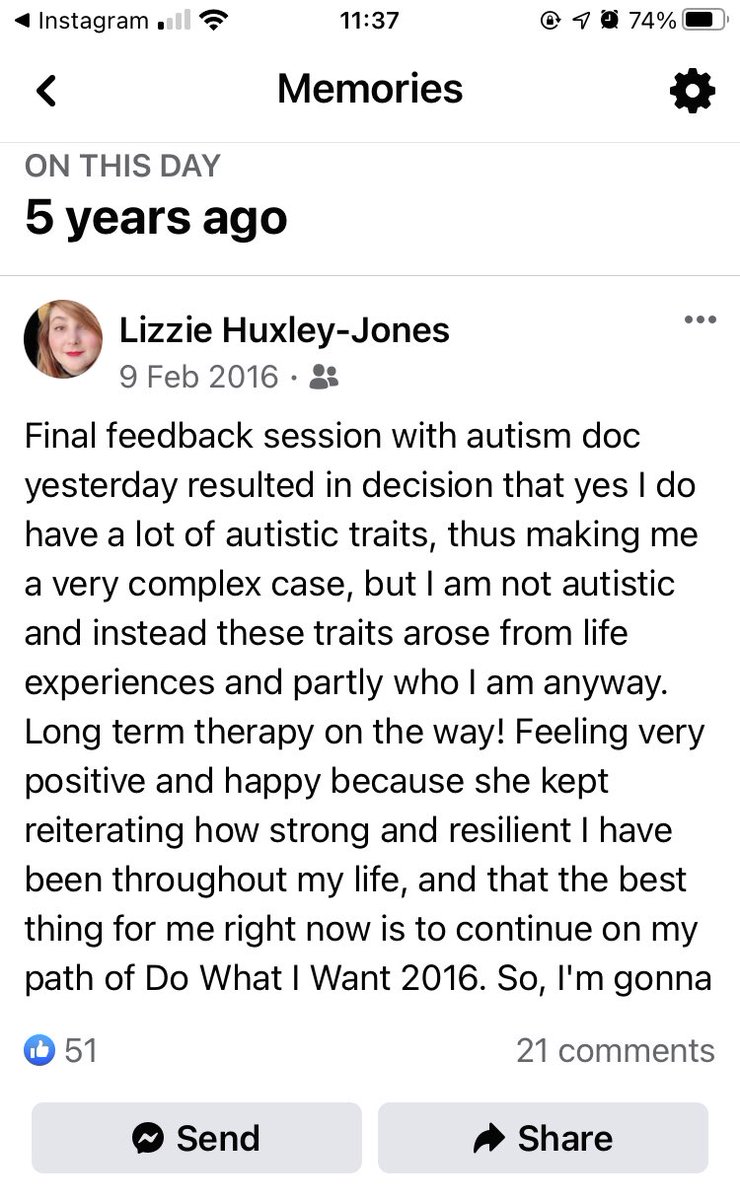 Such a funny memory to show up. I was so confused, having been sent to a child psychologist by the NHS despite being an adult. Tried to be positive about it for everyone but inside I knew it was wrong, I knew having been on a plane wasn’t a good enough reason to not be autistic.