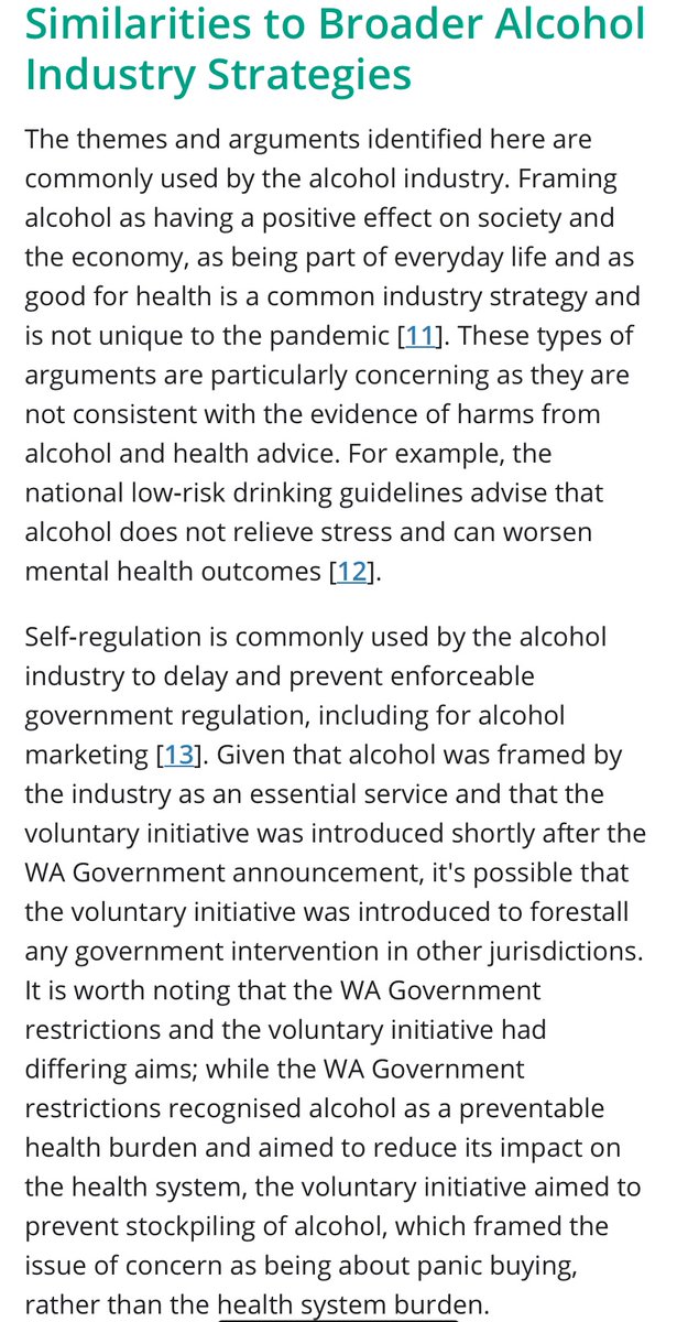 More about the alcohol industry’s role as ‘merchants of doubt,’ this time in Western Australia https://onlinelibrary.wiley.com/doi/full/10.1111/dar.13147