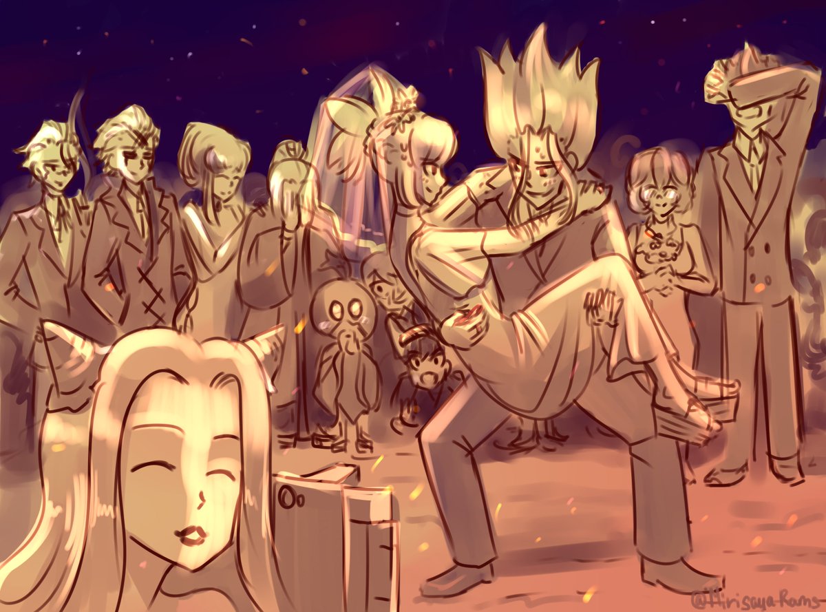 MirisayaRams's tweet photo. First Day - Wedding💍

@SenhakuW 
#drst #Доктор_Стоун #ДокторСтоун #DrSTONE #SenHaku #KohaSen #千コハ #SenKoha https://t.co/0a97XIgeUV