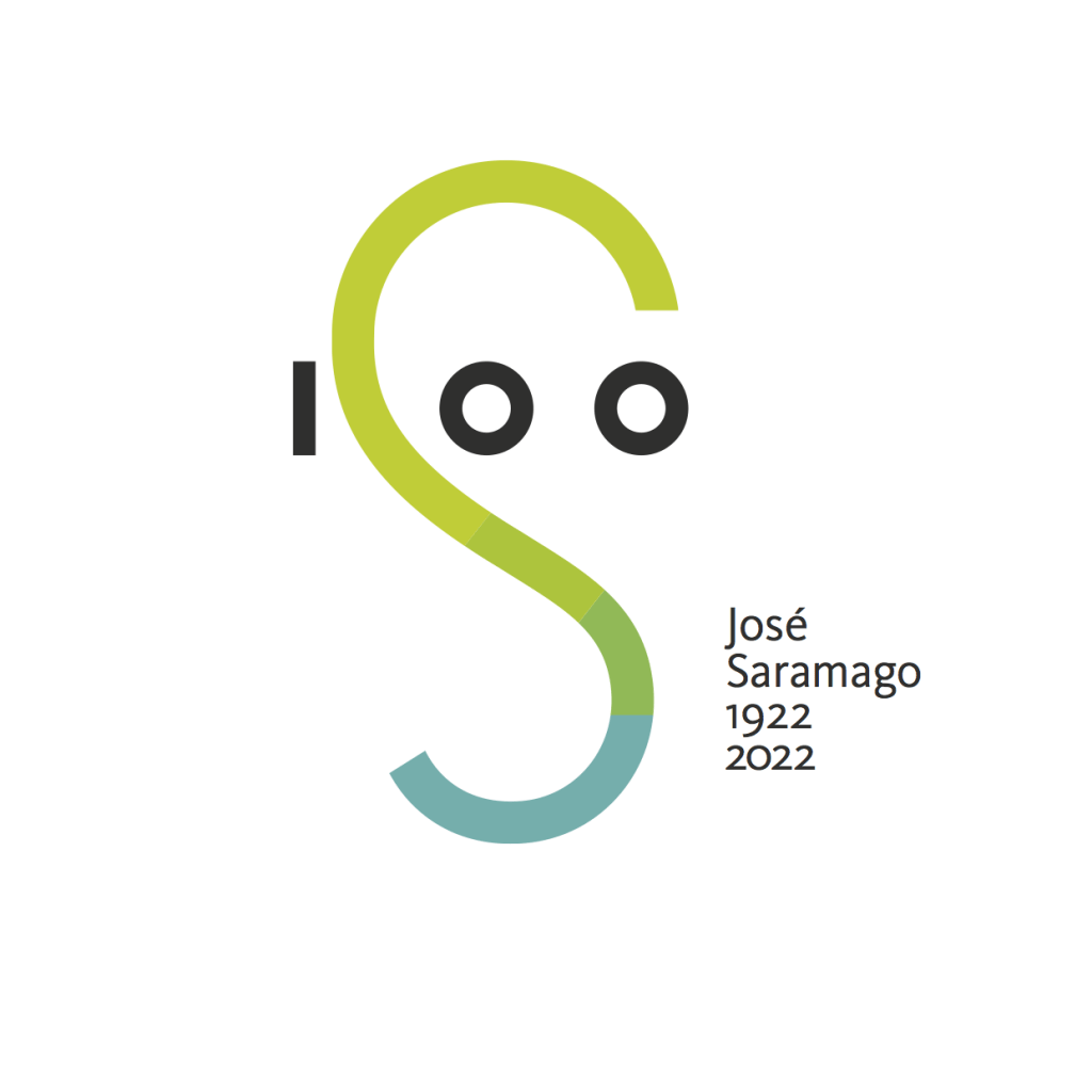 MuseoJSaramago's tweet photo. La siguiente versión utiliza la letra S inicial de Saramago, sugiriendo con ella una cabeza con los
ojos muy abiertos. Una letra S que nos mira a través del 100. https://t.co/DRO3Qv1M5A