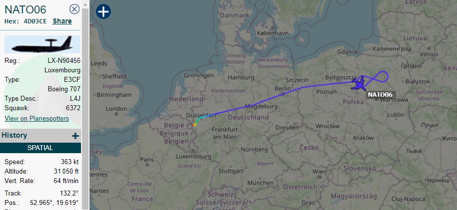 Laurent_Le_Bloa's tweet photo. #E3CF #NATO06 operating along #Kaliningrad border
French AF tanker #KC135 #FAF4016 heading towards Baltic too
@maleshov https://t.co/AVDCVIaJYo
