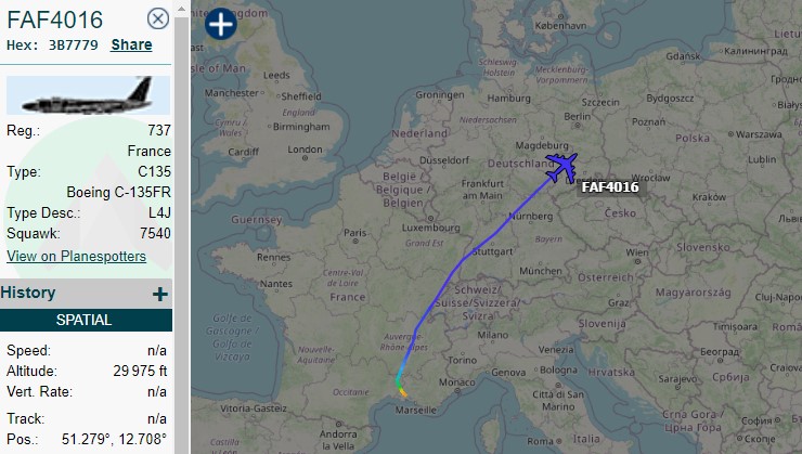 Laurent_Le_Bloa's tweet photo. #E3CF #NATO06 operating along #Kaliningrad border
French AF tanker #KC135 #FAF4016 heading towards Baltic too
@maleshov https://t.co/AVDCVIaJYo