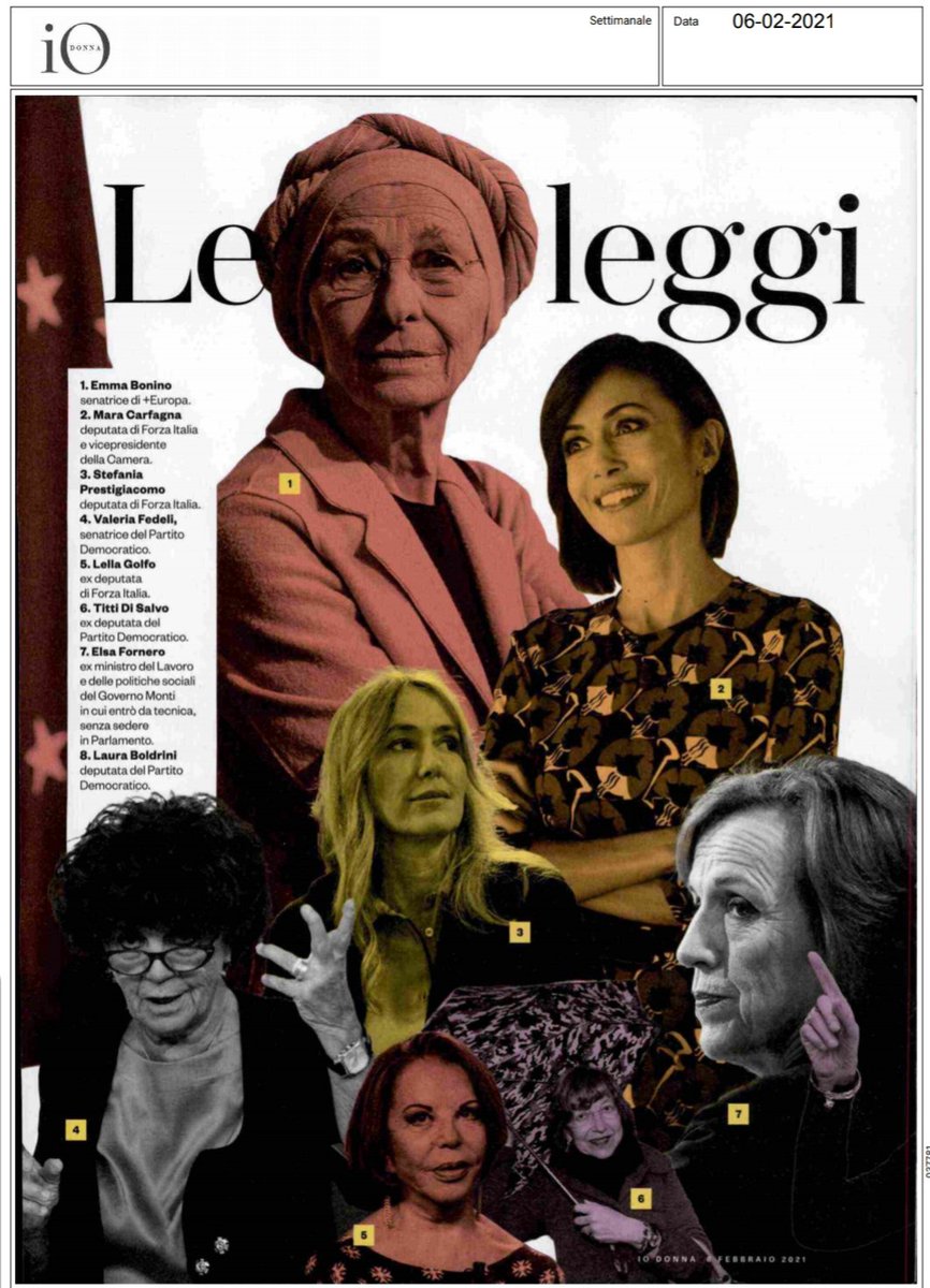 lellagolfo's tweet photo. Grazie a @IOdonna per questo importante approfondimento che racconta i passaggi storici e legislativi che hanno consentito di migliorare la condizione delle #donne nel nostro Paese. Tra cui la mia legge sulle quote di genere. C'è ancora tanto da fare @ValeriaManieri @DandaSantini https://t.co/pgcZvD9x6g