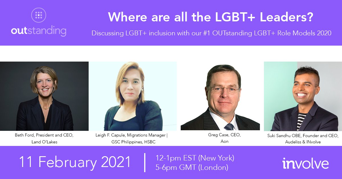 OUTstandingiB's tweet photo. Two days to go!
Got your free ticket to our OUTstanding Role Model panel event yet? 💡
It's not one to miss! ➡️ https://t.co/WNiFZCMsrq
#OUTRoleModels20 🌈 https://t.co/4RPQncwdvy