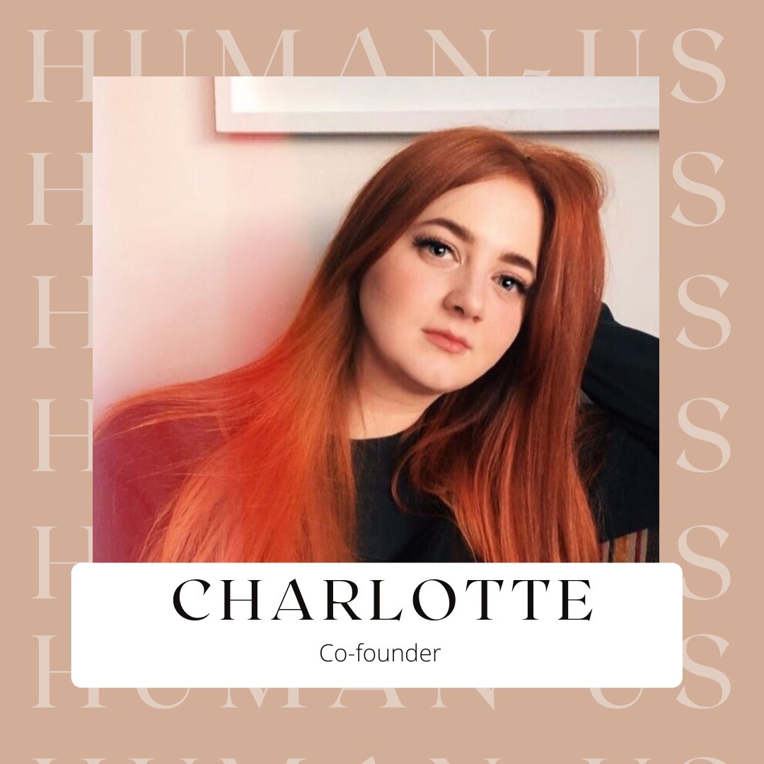 thisishumanus's tweet photo. #Meettheteam: Meet Charlotte, co-founder of HUMAN-US. 🤩

Charlotte’s favourite causes are: 
⚡️ Anti-Racism
⚡️ Gender Equality
⚡️ Arts

Got a question for Charlotte, COMMENT below 👇✨ https://t.co/cCvxkAUmkI