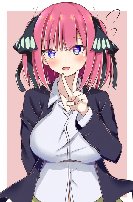 描きました。五等分の花嫁楽しく観てます #中野二乃 