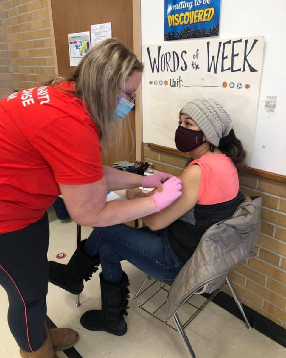 A few more photos of our team members getting their vaccines. #vaccinatedagainstcovid19 #teamwork #staysafe