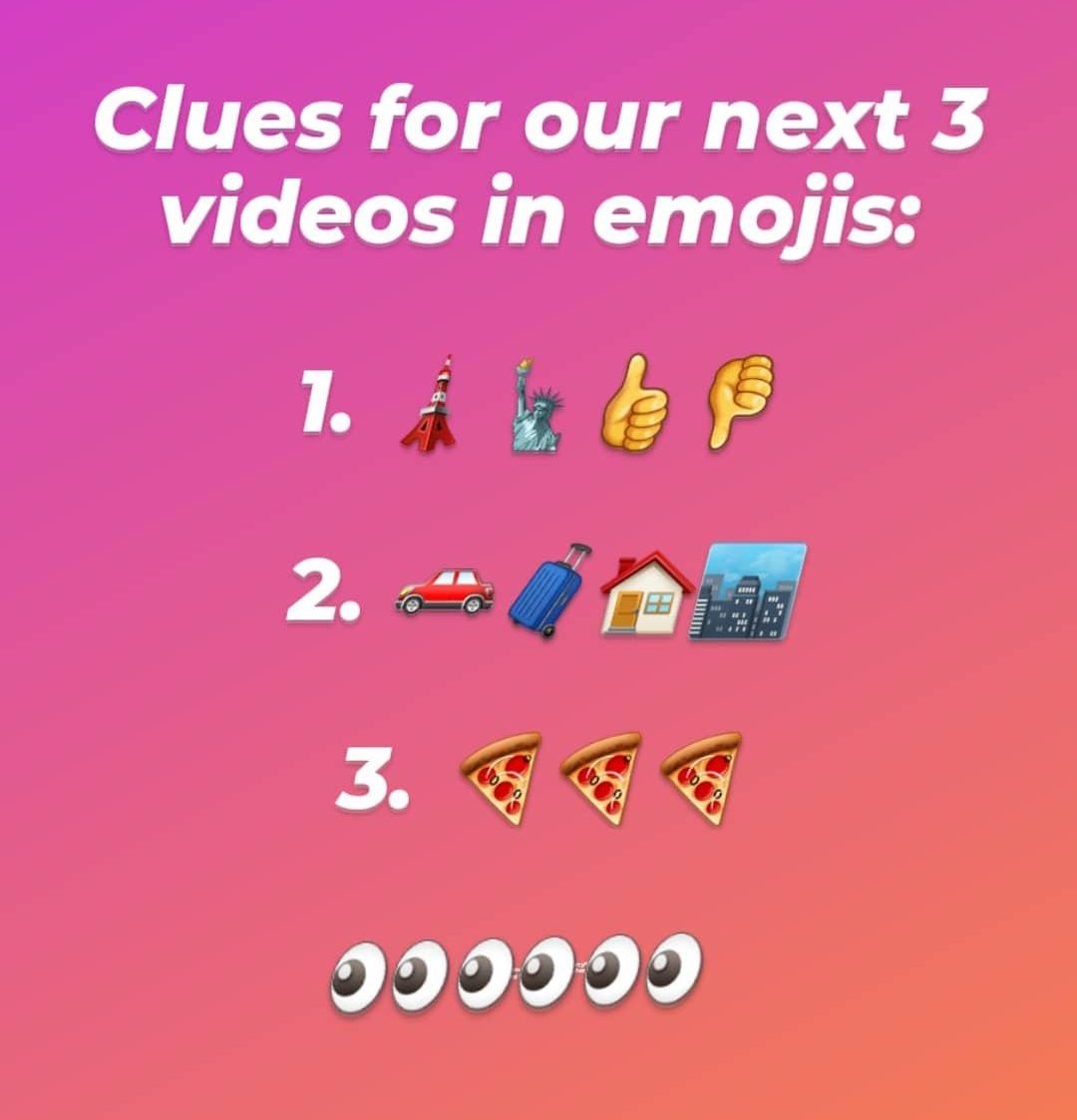 Any guesses anyone? 🤨