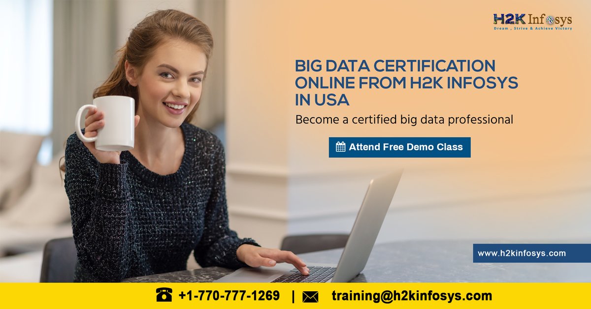 h2kinfosys's tweet image. Big Data Analytics is the most sought-after technology of the 21st century. Enroll in the best data analytics courses today!
Attend Free trial Classes
More Info: Call: +1 770-777-1269
Email: training@h2kinfosys.com
Visit: bit.ly/2U4zb1m
#bigdatatraining #bigdatacourse