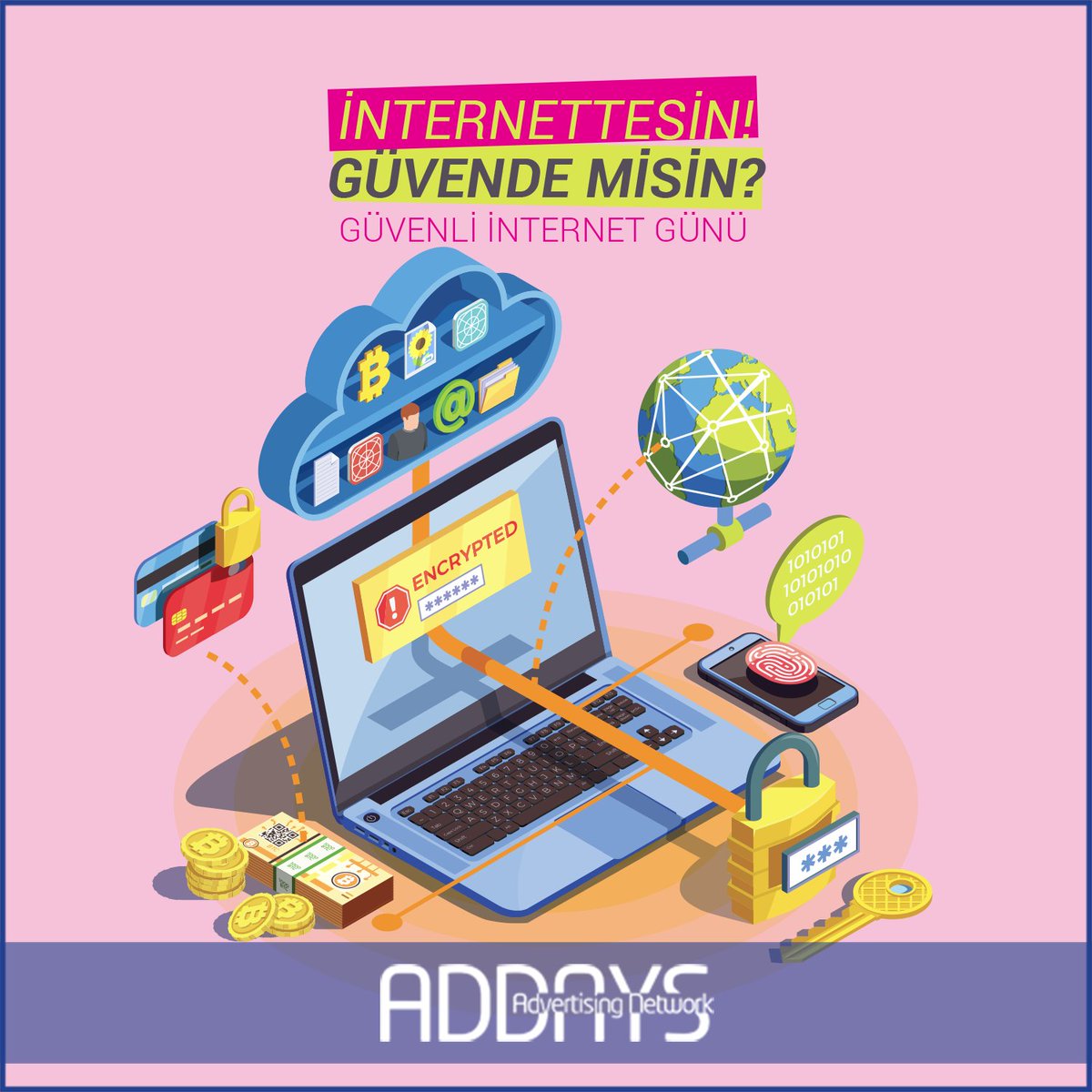 AddaysNet's tweet photo. Teknoloji ve İnterneti Güvenle Kullanmak Elimizde. 
.
#güvenliinternet #internet #addays #googlepartner #mobilreklam #dijitalreklam #dijitalreklamajansi #reklamajansi https://t.co/0xIPwqczWA