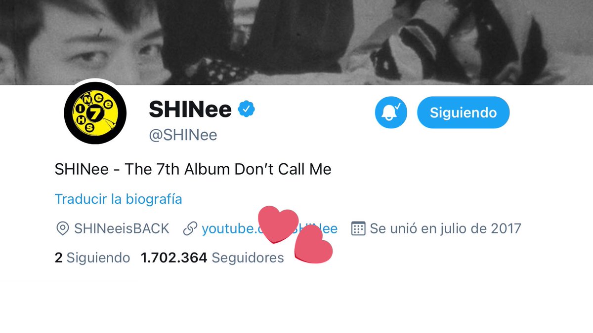 latamshinee's tweet photo. [ SHINee 💎 | 090221 ] LOGROS. 🏆

La cuenta oficial de SHINee en Twitter ha superado la cifra de 1.700.000 de seguidores, ¡Felicitaciones! ♡

@SHINee #SHINee #샤이니 #SHINee1stCall https://t.co/akMKpluReI