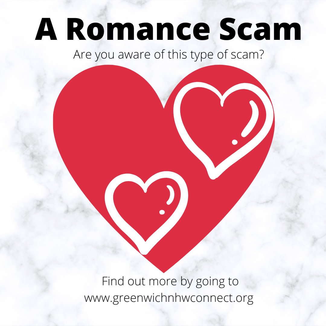 MPSWoolwichRiv's tweet image. ❤ This Valentines Day, be aware of ROMANCE SCAMS! ❤
Find out more by going to greenwichnhwconnect.org/romance-scams
#NotSoSweet #RomanceScams