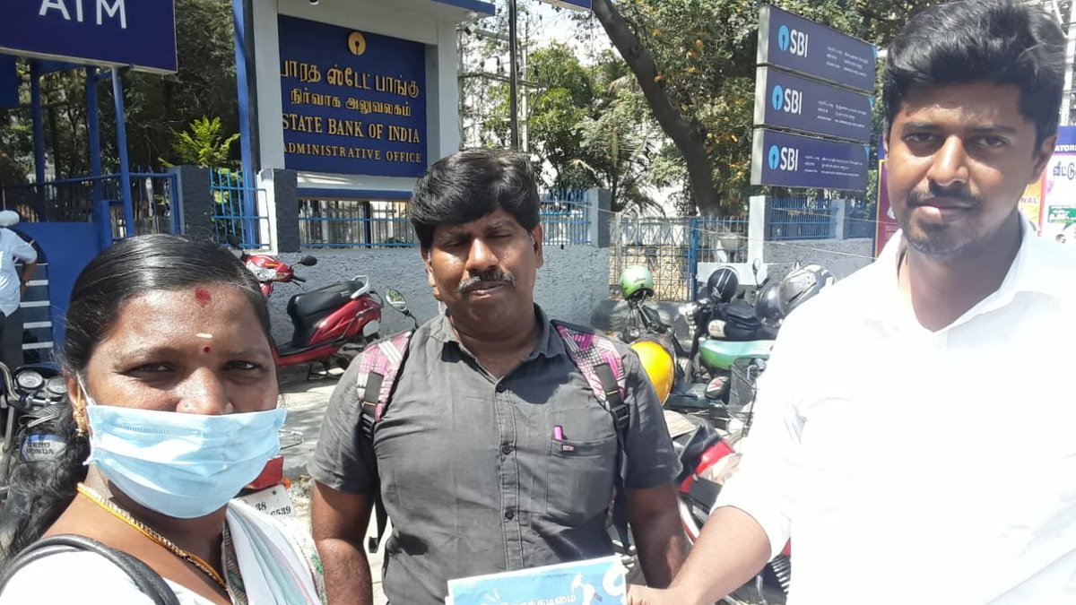 ro_chennai's tweet photo. On "Bonded Labour System Abolition Day", @ro_chennai distributed pamphlets to create awareness on the provisions of the BLSA Act, 1976 along with the Coimbatore Labour Department and District Administration to the General Public. https://t.co/gkHpgYEEQG