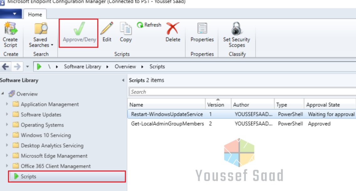 SaadYoussef0's tweet photo. New Post | How to Fix SCCM Scripts Approval Issue - Button Is Greyed Out

https://t.co/YDGBAGdLH1

#ConfigMgr #MEMCM #SCCM #MEMpowered https://t.co/jBridPKahT