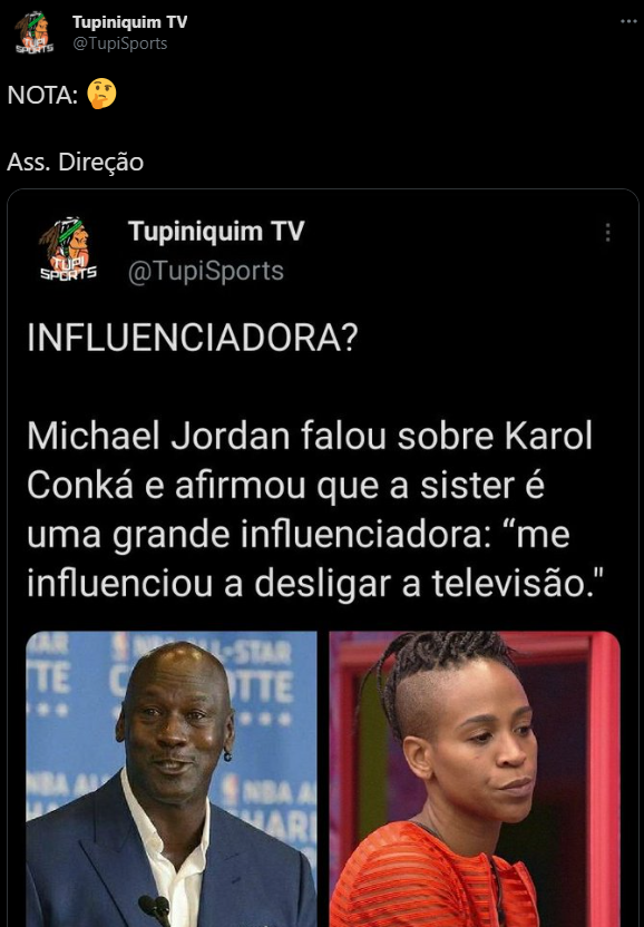 roelzao's tweet photo. O @GiroOfc postou uma coisa semelhante a oq o @TupiSports  postou, muito acusaram o giro de kibar a Tupiniquim TV. Mas ele afirmou que kibou de outra pessoa. https://t.co/LFrxaogbIr