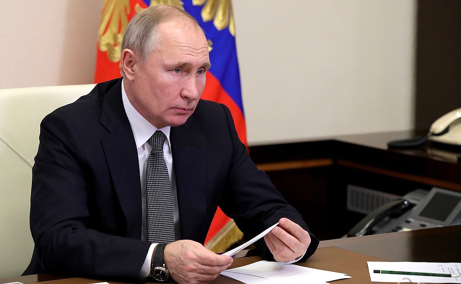KremlinRussia's tweet photo. Совещание в #НовоОгарёво: итоги работы судов общей юрисдикции и арбитражных судов в 2020 году https://t.co/Y6hzS78Fm6 https://t.co/np4uJZ9KPR