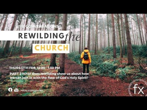 Rewilding the Church Part 2 is going live this Thursday at 12:30pm on  Facebook and YouTube, we'll be joined by @PaulBradbury21and Tina Hodgett, exploring the question: What does rewilding teach us about how we can join in with the flow of the Holy Spirit? buff.ly/36VZe09