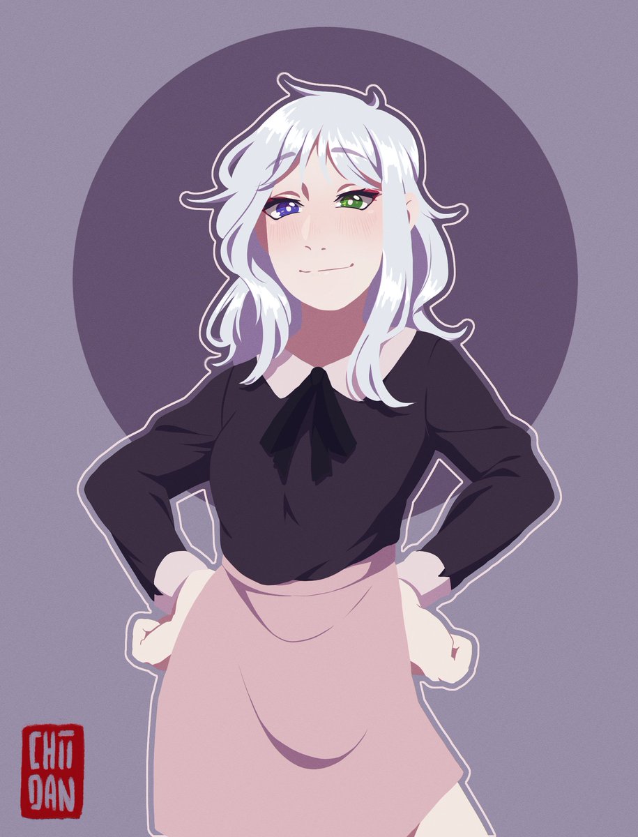 Chii_Dan's tweet photo. Raffle prize for @/_Kotsuki 
Her oc Lynn 💜 https://t.co/EPoHOsZu1c